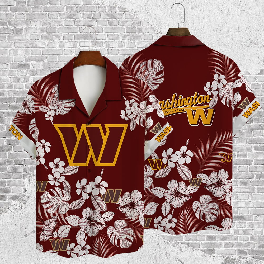 Washington Commanders Tropical Vibe Hawaiian Shirt