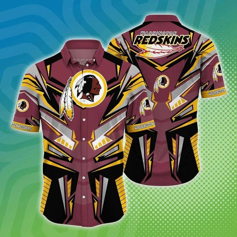 Washington Redskins Tribal Energy Hawaiian Shirt