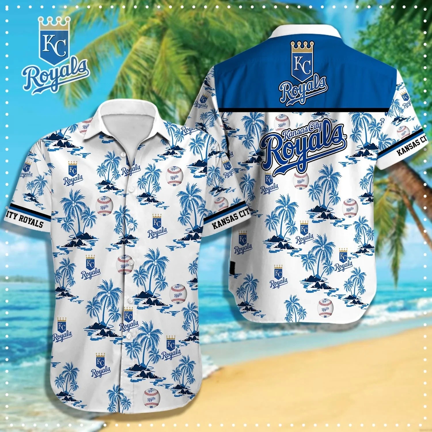Kansas City Royals Tropical Paradise Hawaiian Shirt