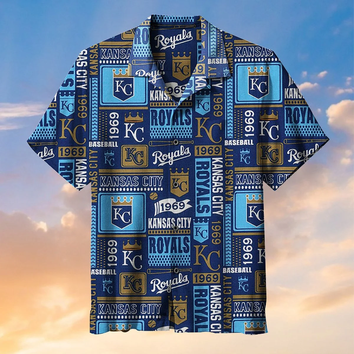 Kansas City Royals Vintage 1969 Hawaiian Shirt