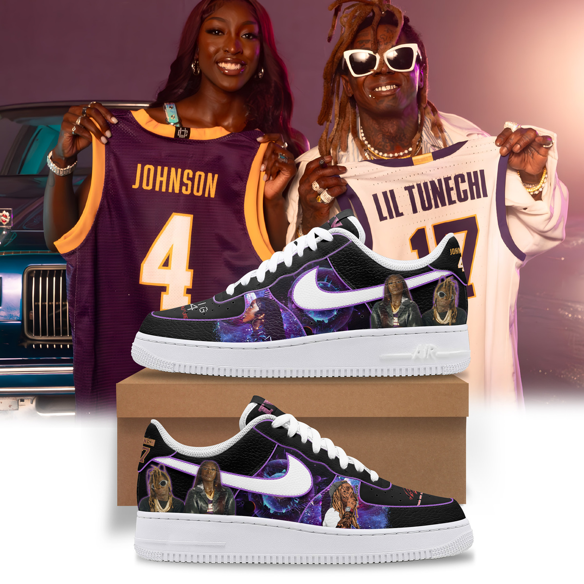 “Flau’jae x Lil Wayne” Premium  Af1 Sneaker LZ 106235