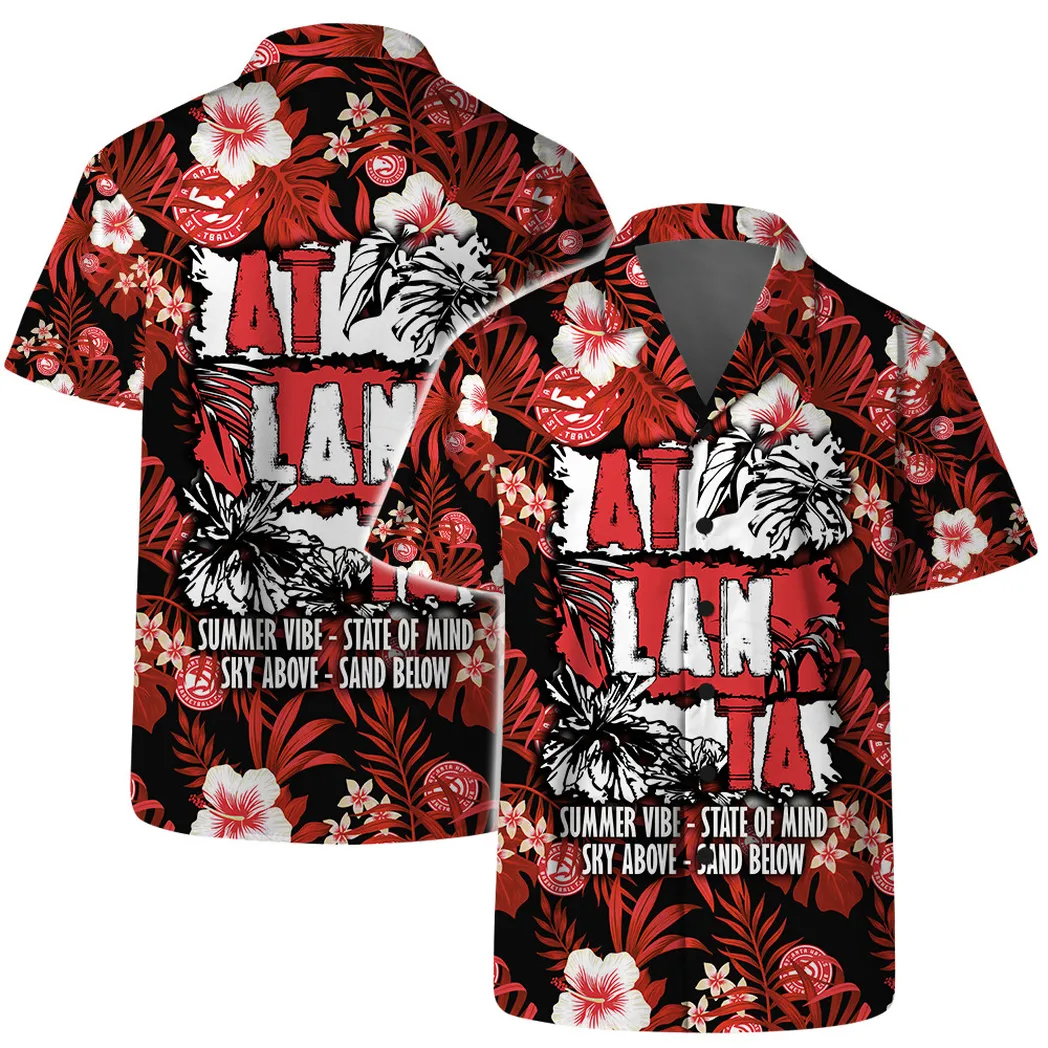 Atlanta Hawks Summer Breeze Hawaiian Shirt – TeeAloha