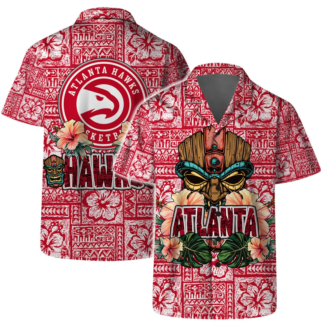 Atlanta Hawks Tribal Vibes Hawaiian Shirt – TeeAloha