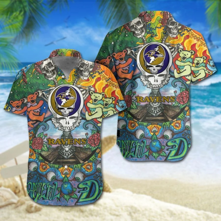 Baltimore Ravens Grateful Spirit Hawaiian Shirt – TeeAloha