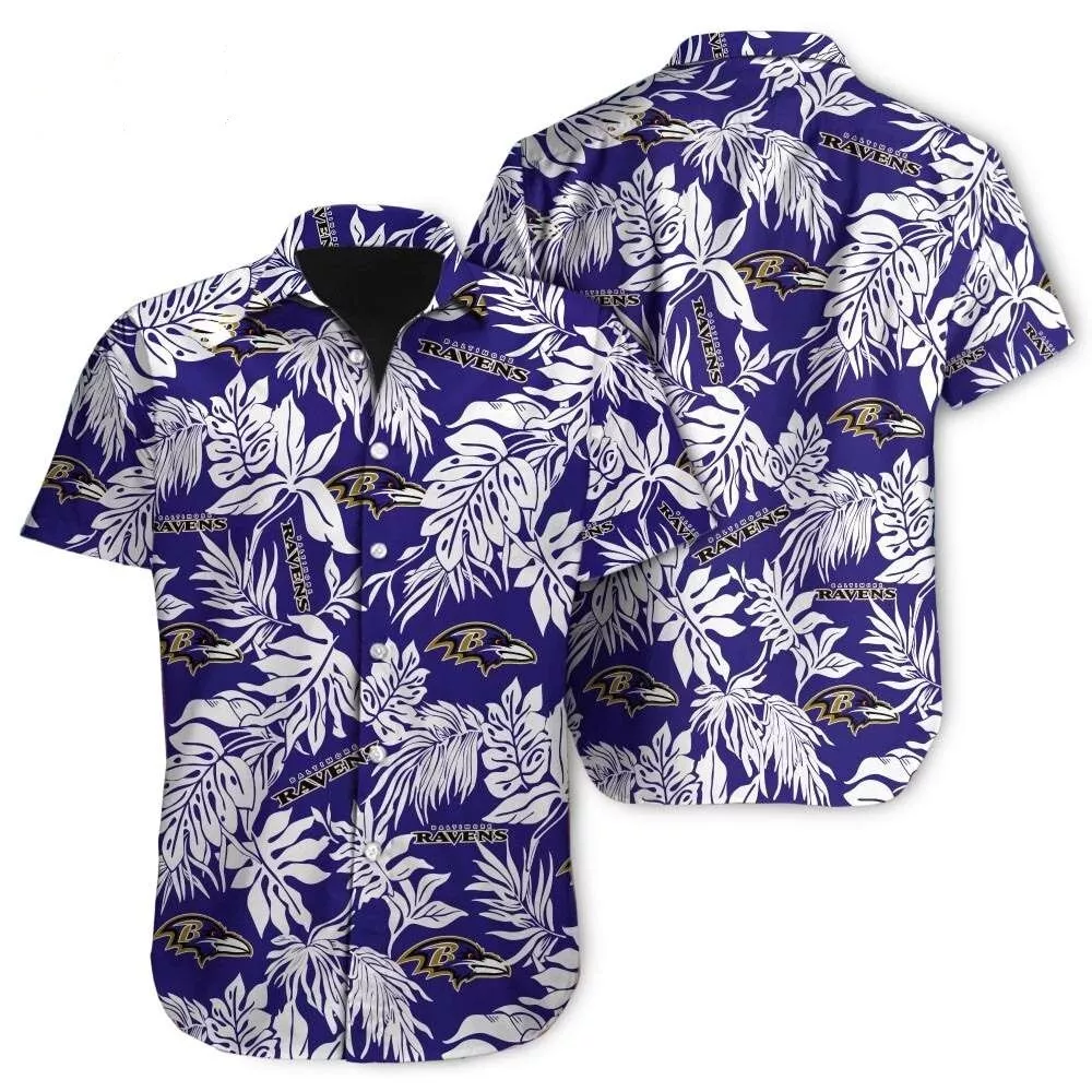 Baltimore Ravens Tropical Paradise Hawaiian Shirt – TeeAloha