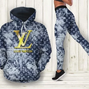 Blue Hoodie Leggings Luxury Brand Lv Clothing Clothes Outfit For Women Luxury Women Outfit Trending 2024 – MRS-AF+DDK-00708906
