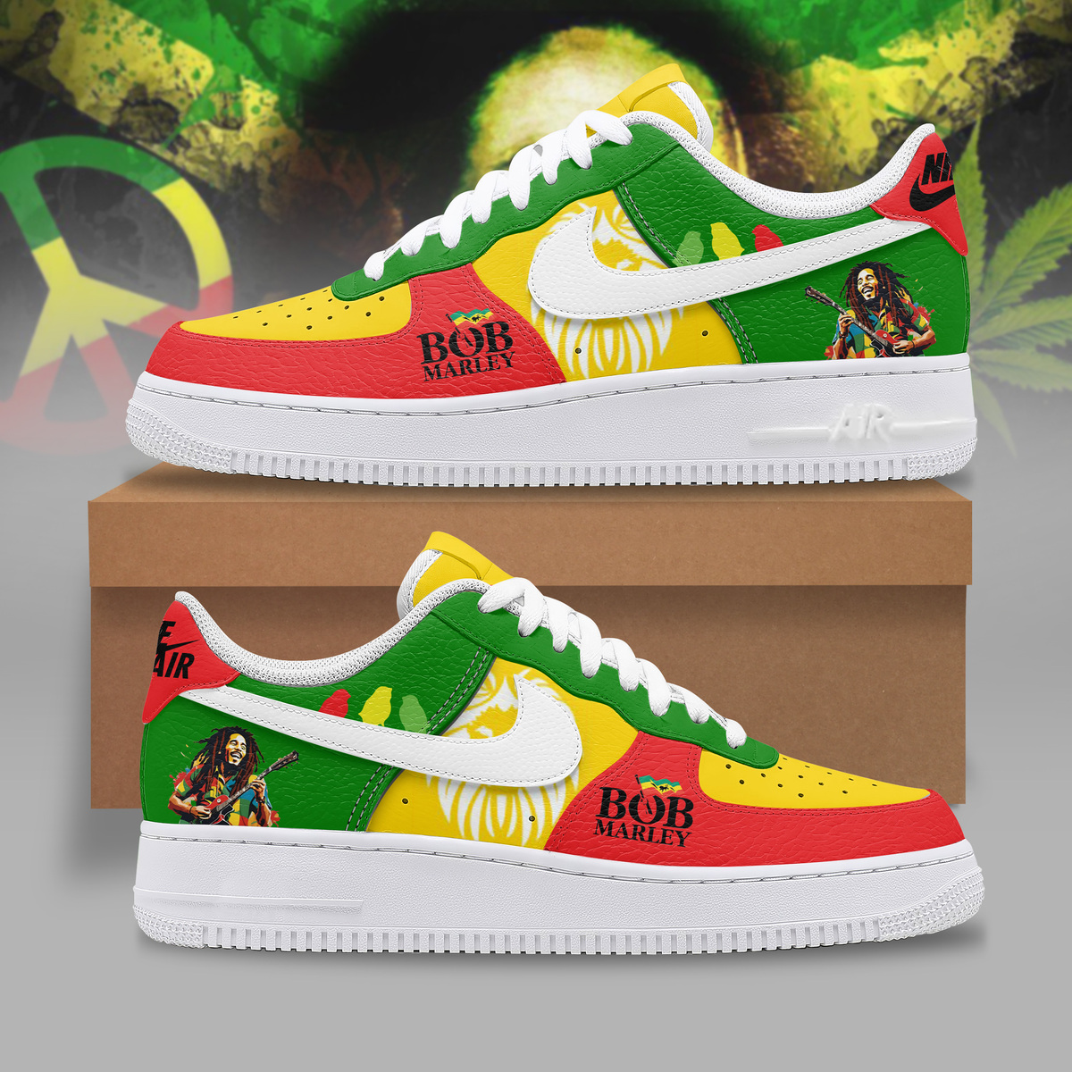 Bob Marley Premium Af1 Sneaker LZ 106145