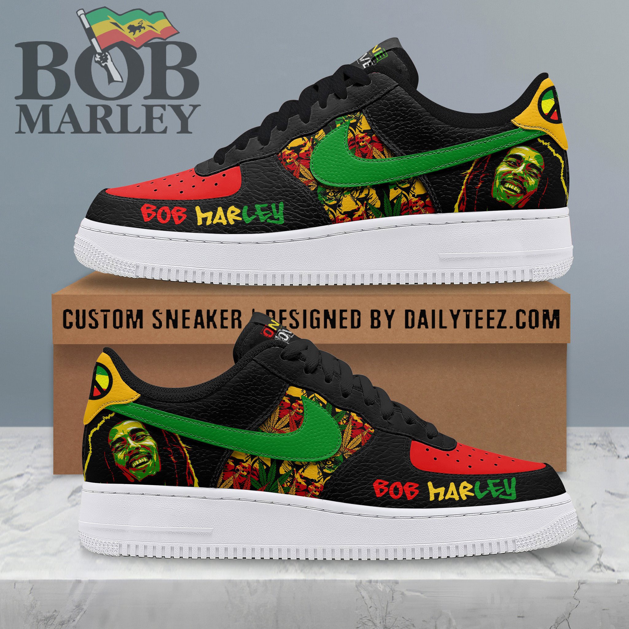 Bob Marleyl Premium  Af1 Sneaker LZ 106256