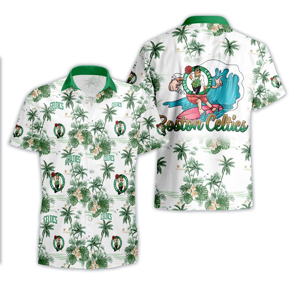 Boston Celtics Surfing Wave Hawaiian Shirt – TeeAloha