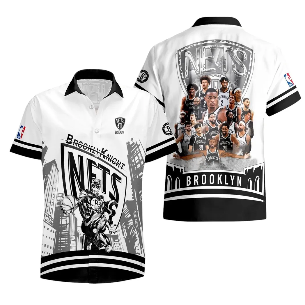 Brooklyn Nets City Knight Hawaiian Shirt – TeeAloha