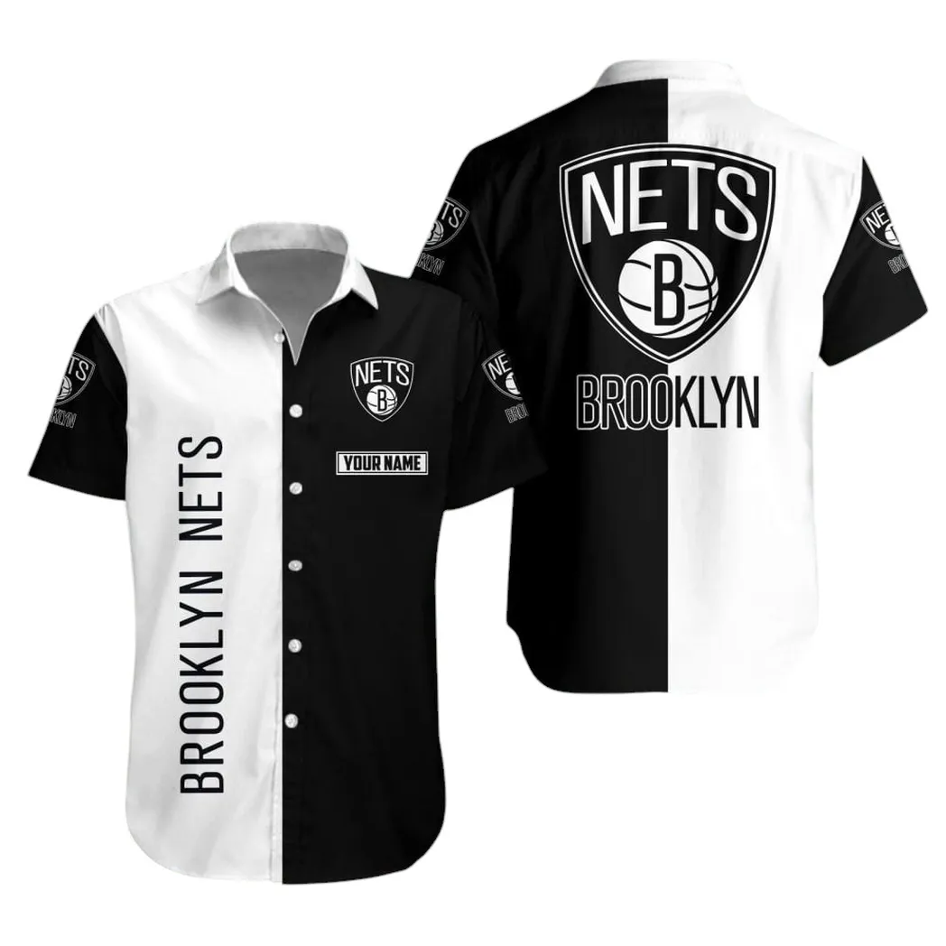 Brooklyn Nets Classic Contrast Hawaiian Shirt – TeeAloha