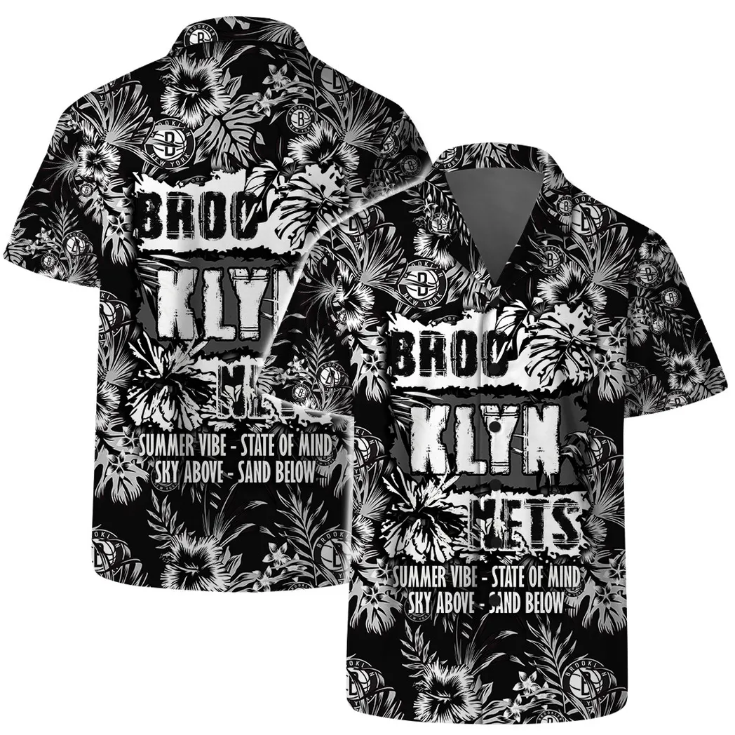 Brooklyn Nets Summer Vibes Hawaiian Shirt – TeeAloha