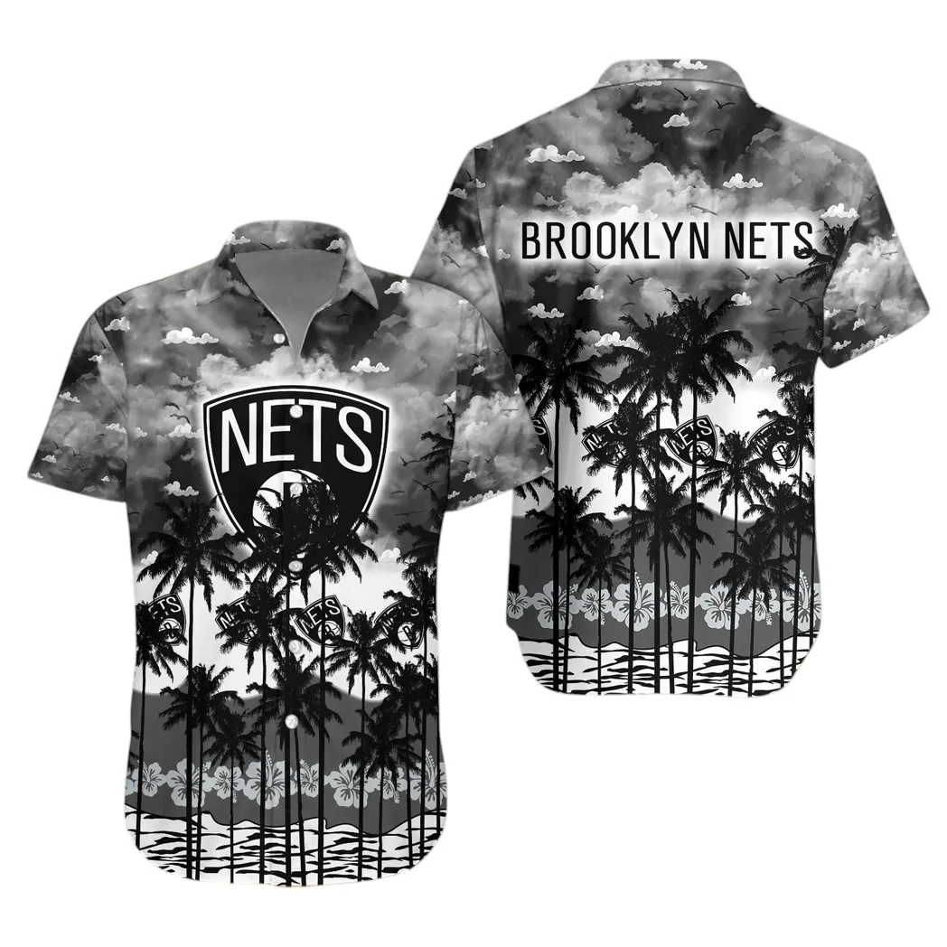 Brooklyn Nets Tropical Sunset Hawaiian Shirt – TeeAloha