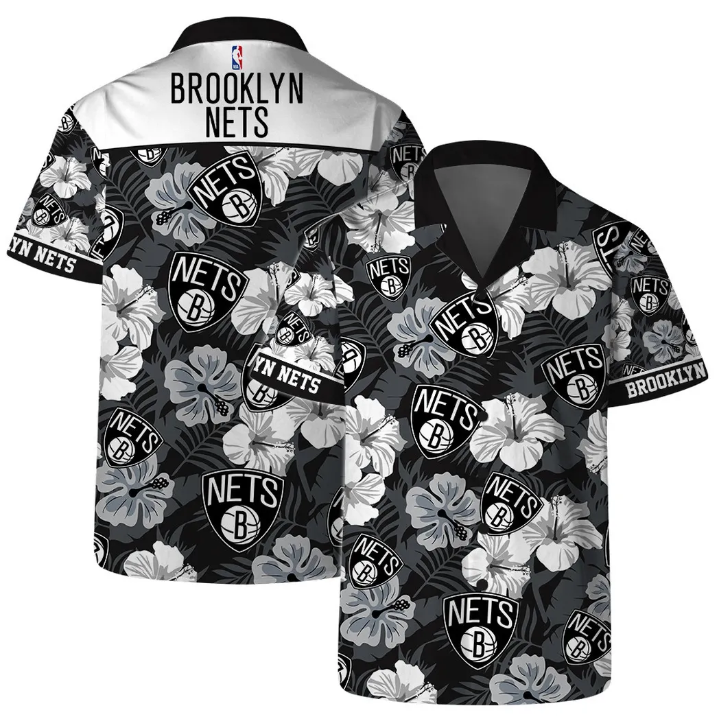 Brooklyn Nets Tropical Vibes Hawaiian Shirt – TeeAloha