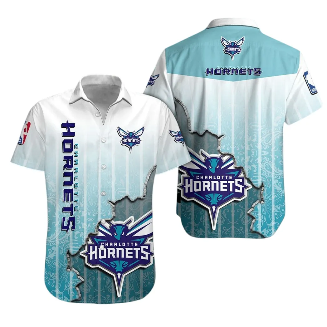 Charlotte Hornets Ocean Breeze Hawaiian Shirt – TeeAloha