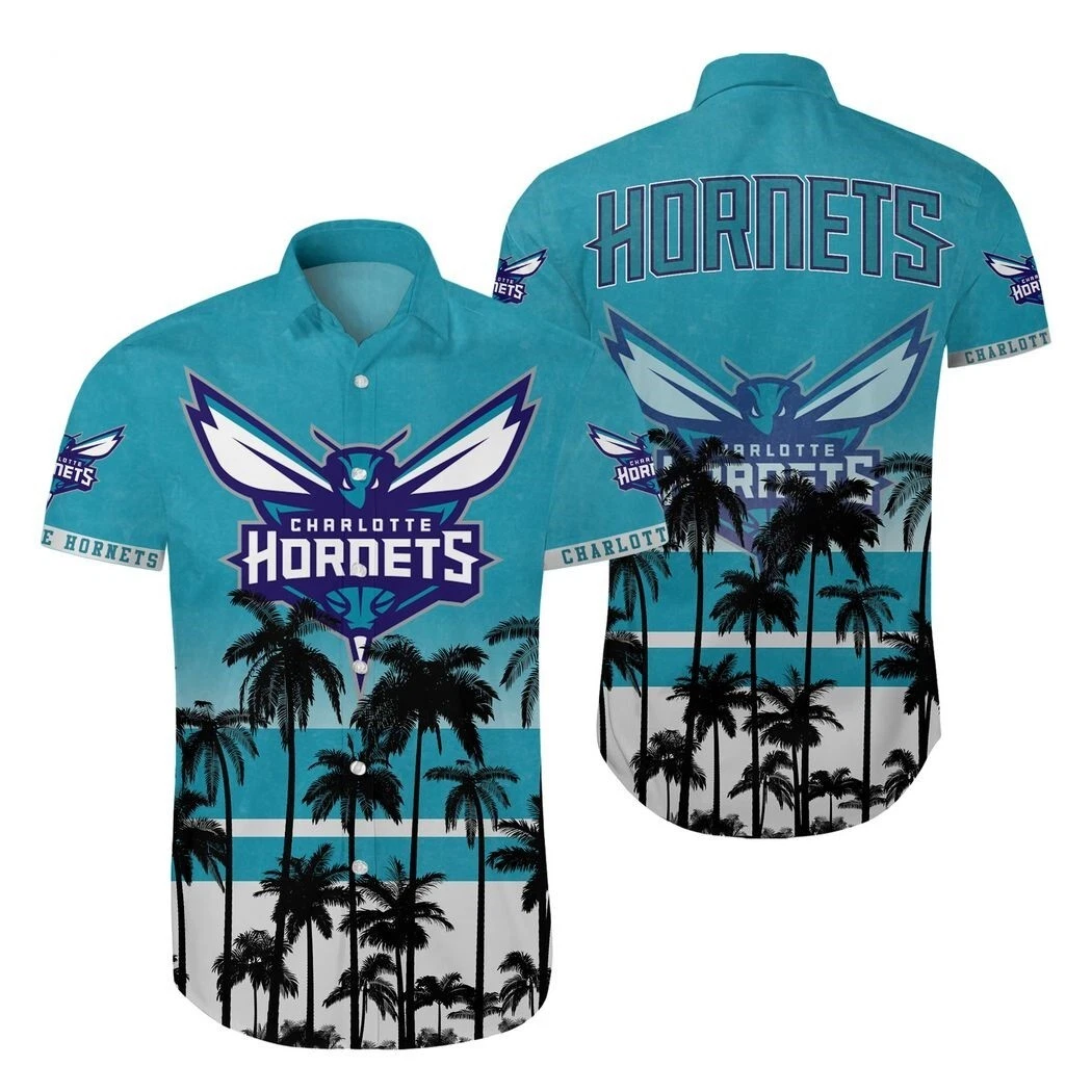 Charlotte Hornets Tropical Breeze Hawaiian Shirt – TeeAloha