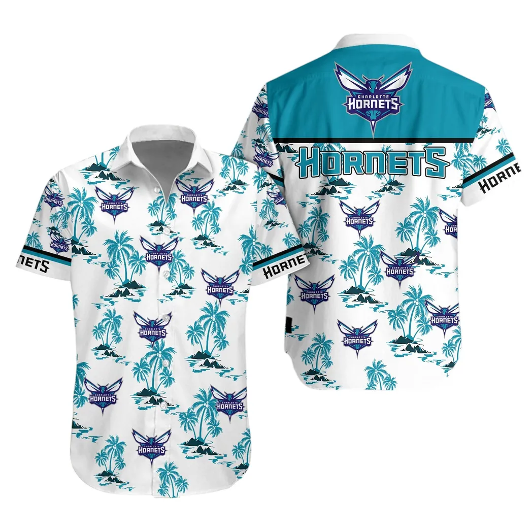 Charlotte Hornets Tropical Escape Hawaiian Shirt – TeeAloha