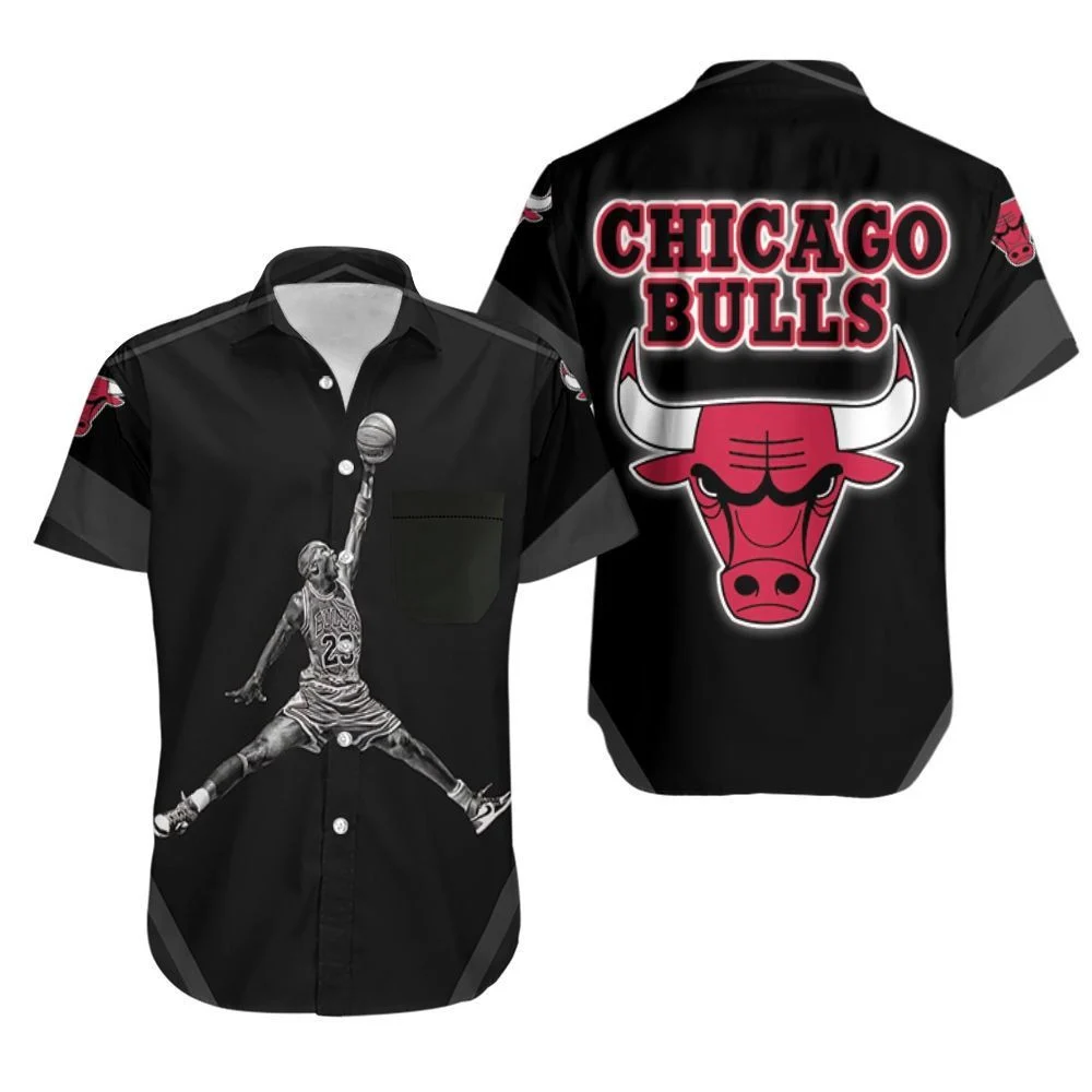 Chicago Bulls Air Jordan Slam Hawaiian Shirt – TeeAloha