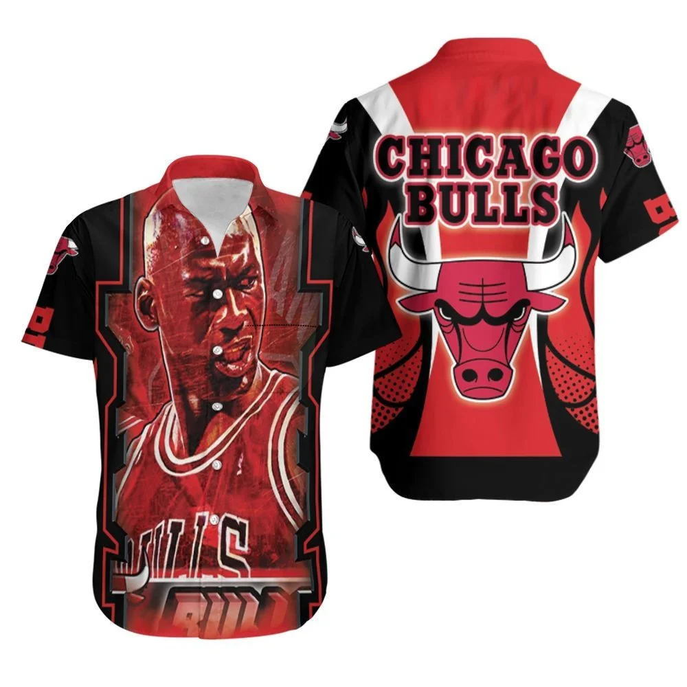 Chicago Bulls Michael Jordan Legacy Hawaiian Shirt – TeeAloha