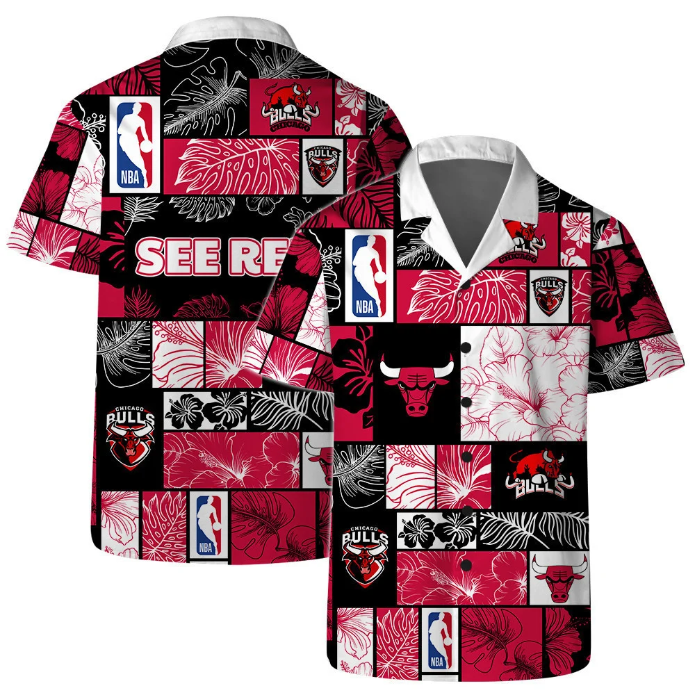 Chicago Bulls NBA Fusion Hawaiian Shirt – TeeAloha