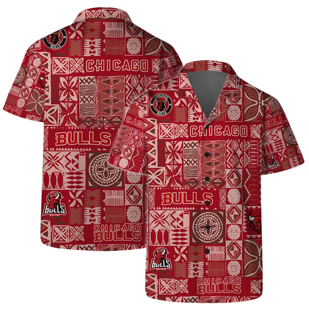 Chicago Bulls Retro Island Vibes Hawaiian Shirt – TeeAloha