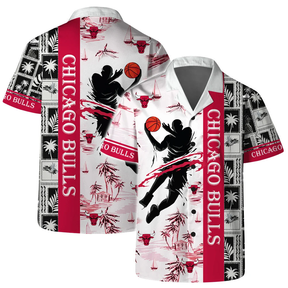 Chicago Bulls Slam Dunk Island Hawaiian Shirt – TeeAloha