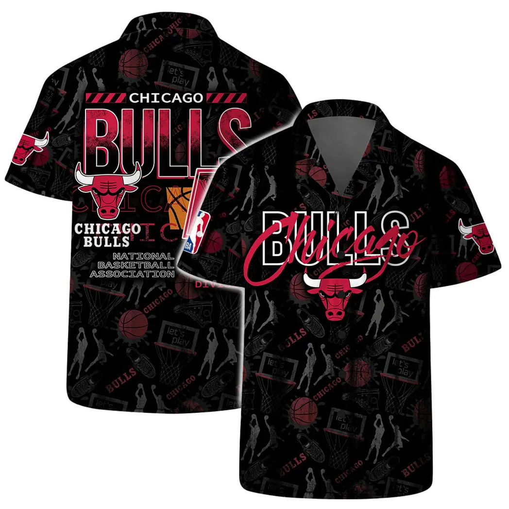 Chicago Bulls Street Basketball Hawaiian Shirt – TeeAloha