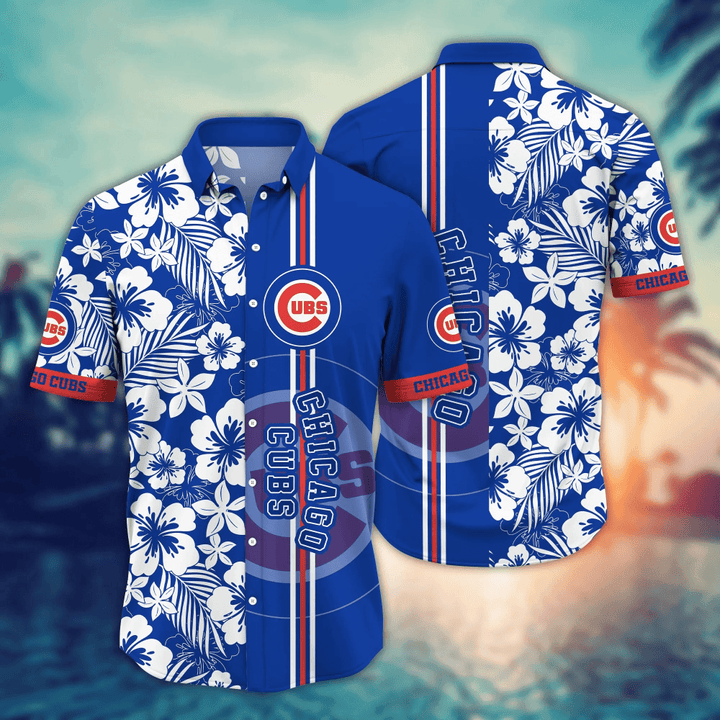 Chicago Cubs Hibiscus Classic Hawaiian Shirt – TeeAloha