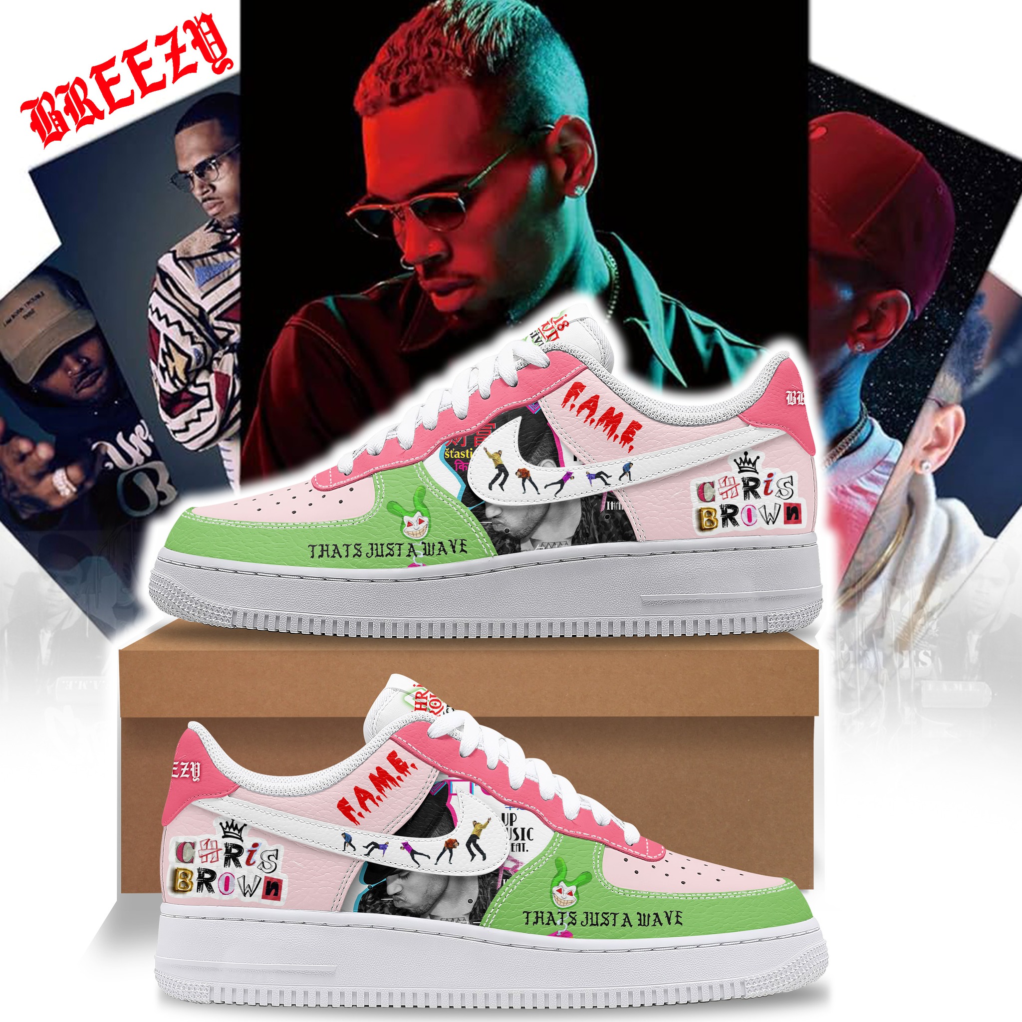Chris Brown Premium Af1 Sneaker LZ 106154