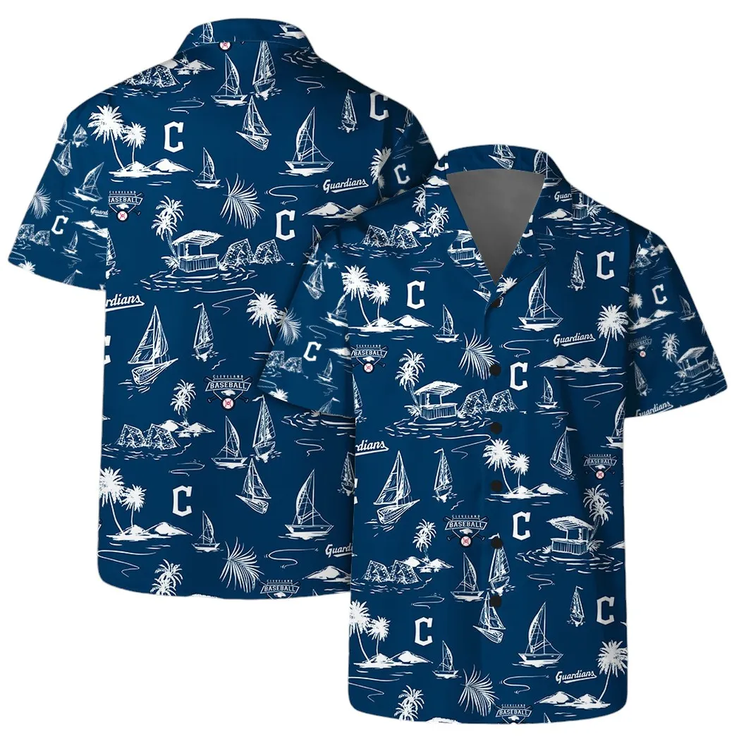 Cleveland Guardians Nautical Adventure Hawaiian Shirt – TeeAloha