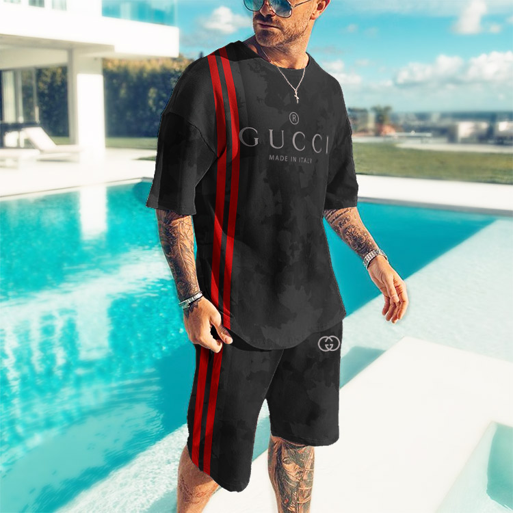 COMBO LUXURY T-SHIRT + SHORT –3D-2025 SKT-TX-RDG00230529