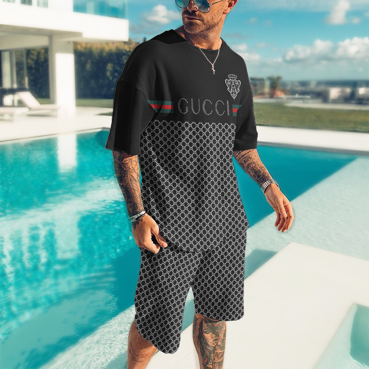 COMBO LUXURY T-SHIRT + SHORT –3D-2025 SKT-TX-RDG00230533