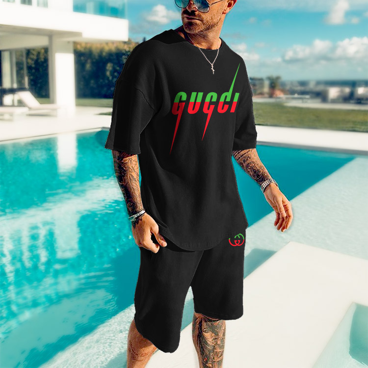 COMBO LUXURY T-SHIRT + SHORT –3D-2025 SKT-TX-RDG00230537