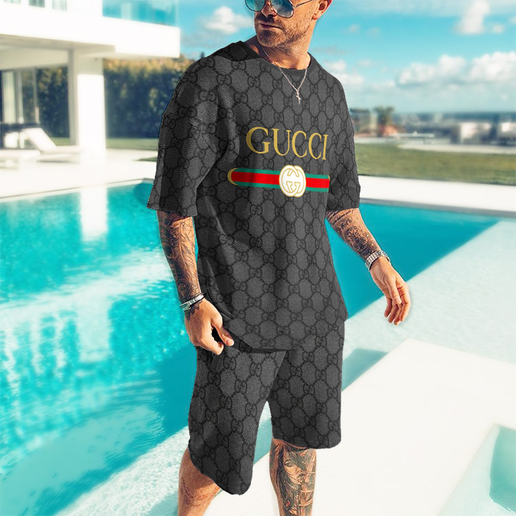 COMBO LUXURY T-SHIRT + SHORT –3D-2025 SKT-TX-RDG00230542