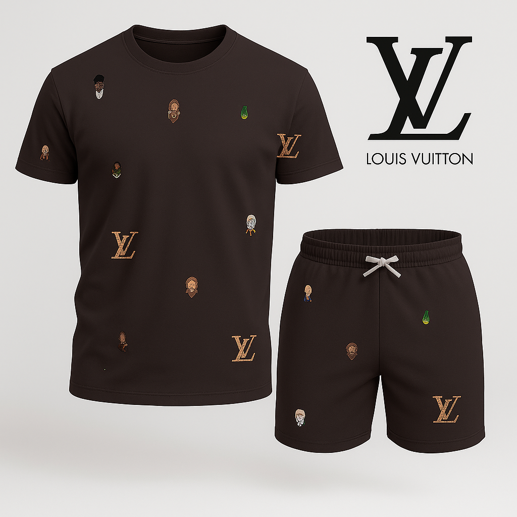 COMBO LUXURY T-SHIRT + SHORT NEW YEAR 2025 LX-TSASLV2025014