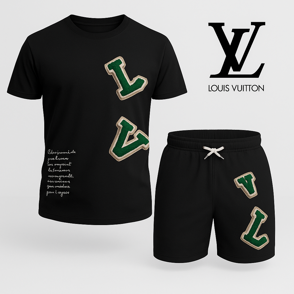 COMBO LUXURY T-SHIRT + SHORT NEW YEAR 2025 LX-TSASLV2025022
