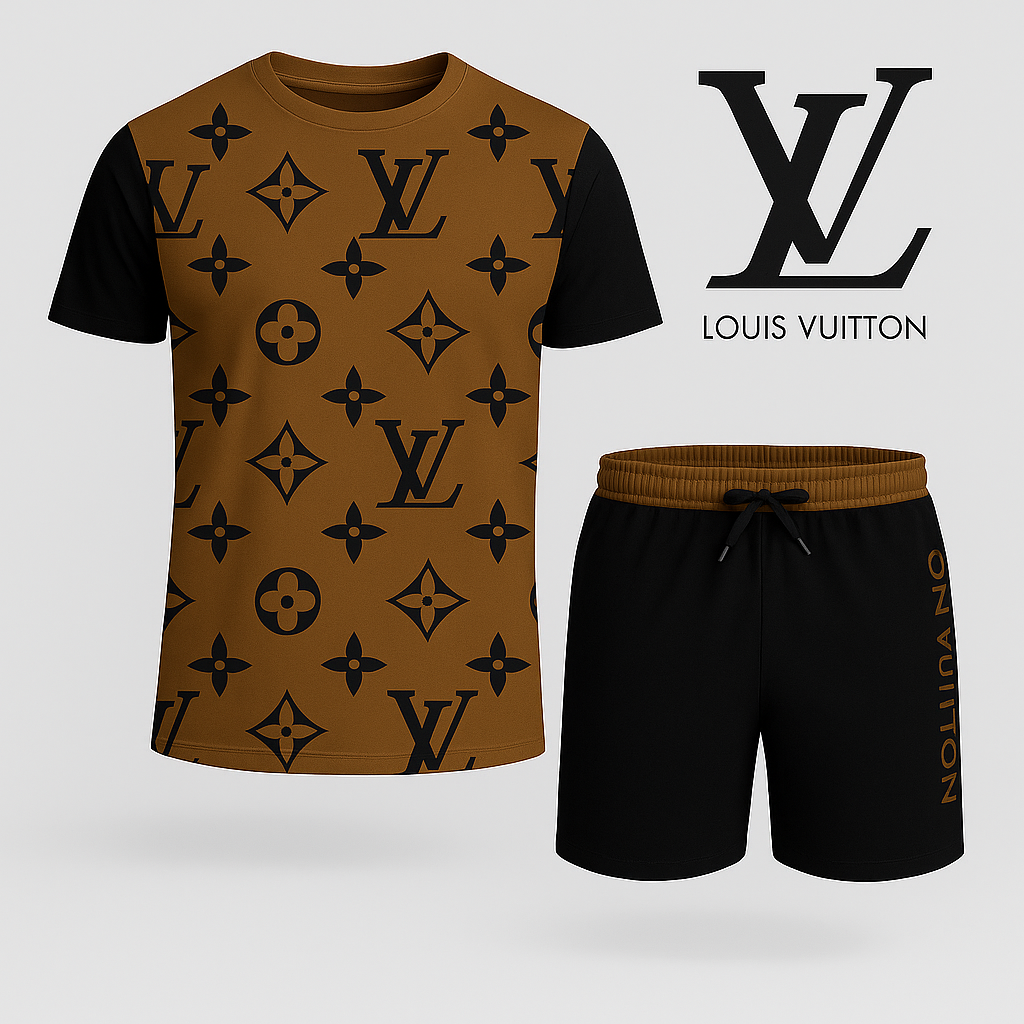 COMBO LUXURY T-SHIRT + SHORT NEW YEAR 2025 LX-TSASLV2025033