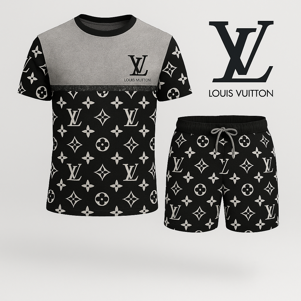 COMBO LUXURY T-SHIRT + SHORT NEW YEAR 2025 LX-TSASLV2025038