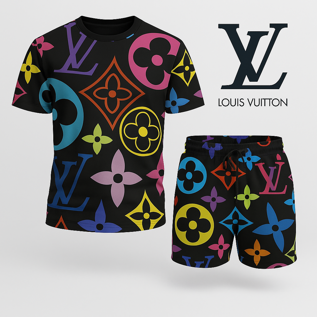 COMBO LUXURY T-SHIRT + SHORT NEW YEAR 2025 LX-TSASLV2025045