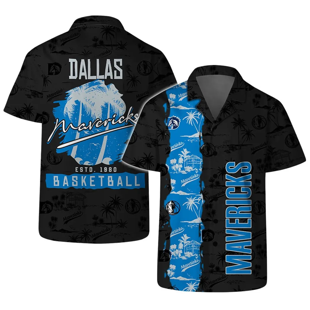 Dallas Mavericks Palm Breeze Hawaiian Shirt – TeeAloha