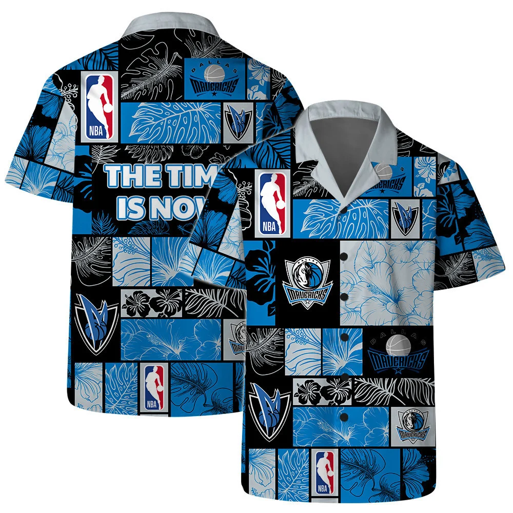 Dallas Mavericks Tropical Patchwork Hawaiian Shirt – TeeAloha