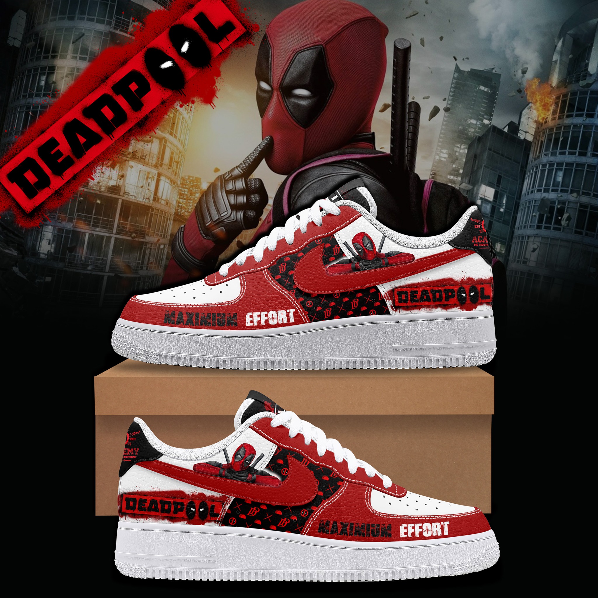 Deadpool & Wolverine
 Premium  Af1 Sneaker LZ 106217