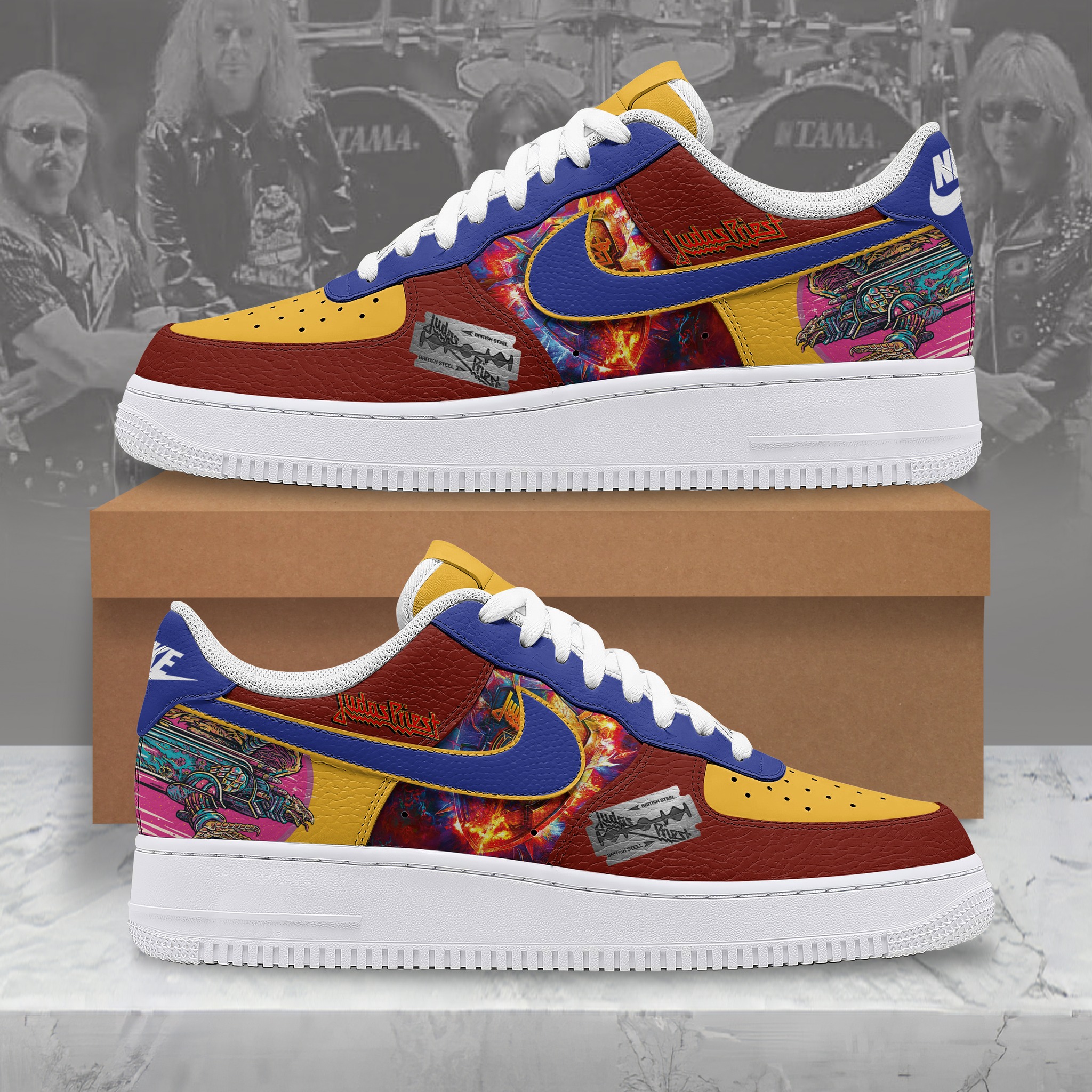 Def Leppard Premium  Af1 Sneaker LZ 106229