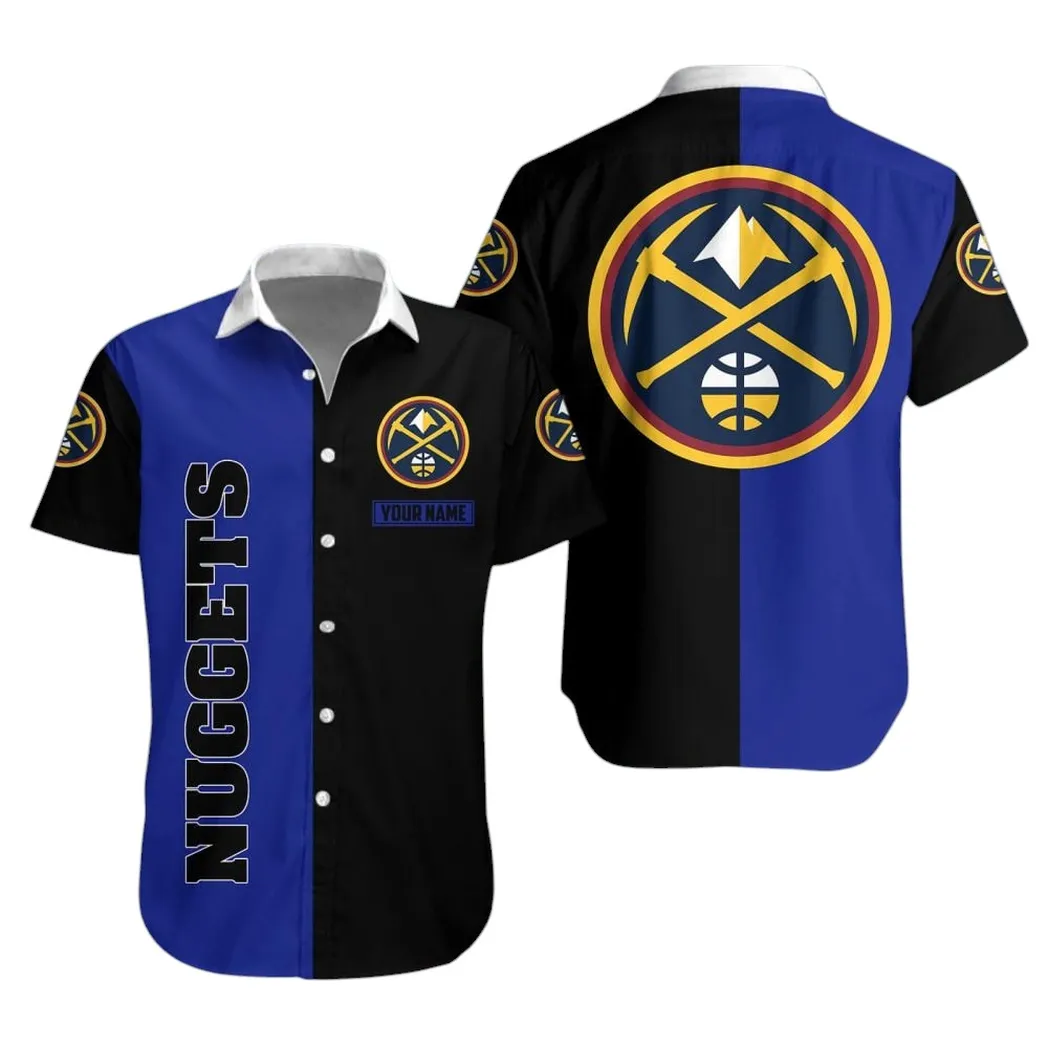 Denver Nuggets Bold Split Hawaiian Shirt – TeeAloha