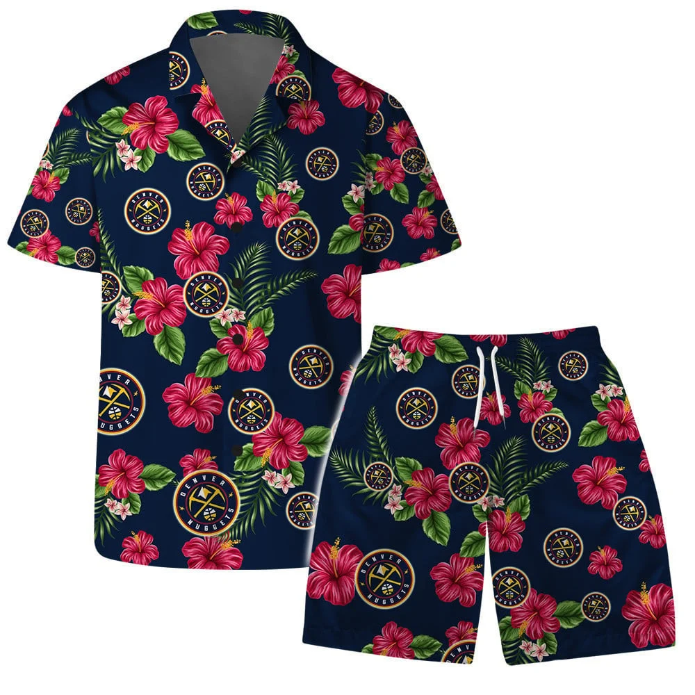 Denver Nuggets Hibiscus Bliss Hawaiian Shirt – TeeAloha