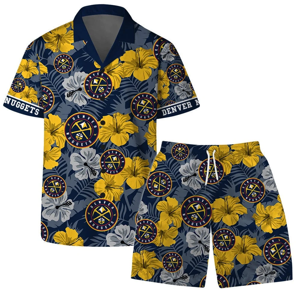 Denver Nuggets Tropical Fusion Hawaiian Shirt – TeeAloha