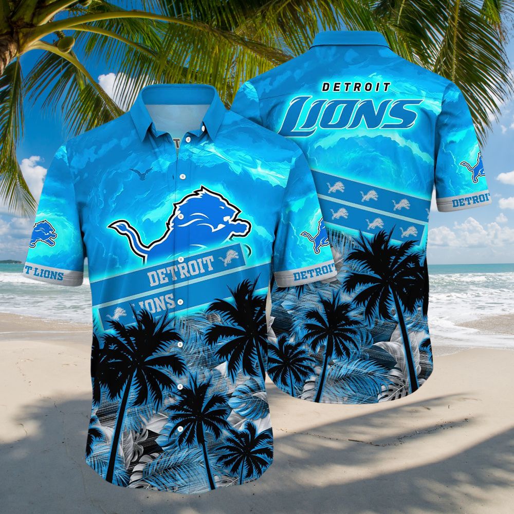 Detroit Lions Electric Horizon Hawaiian Shirt – TeeAloha