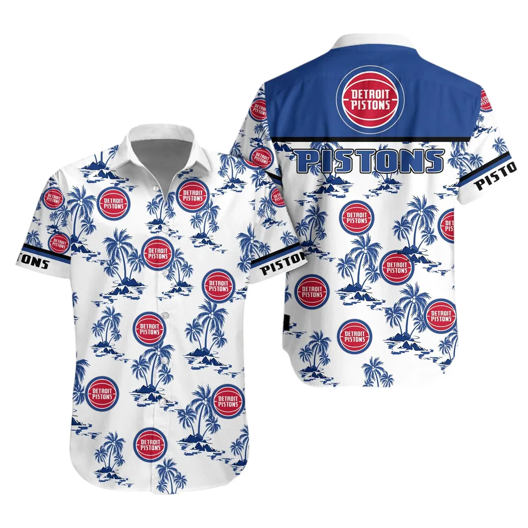 Detroit Pistons Palm Paradise Hawaiian Shirt – TeeAloha