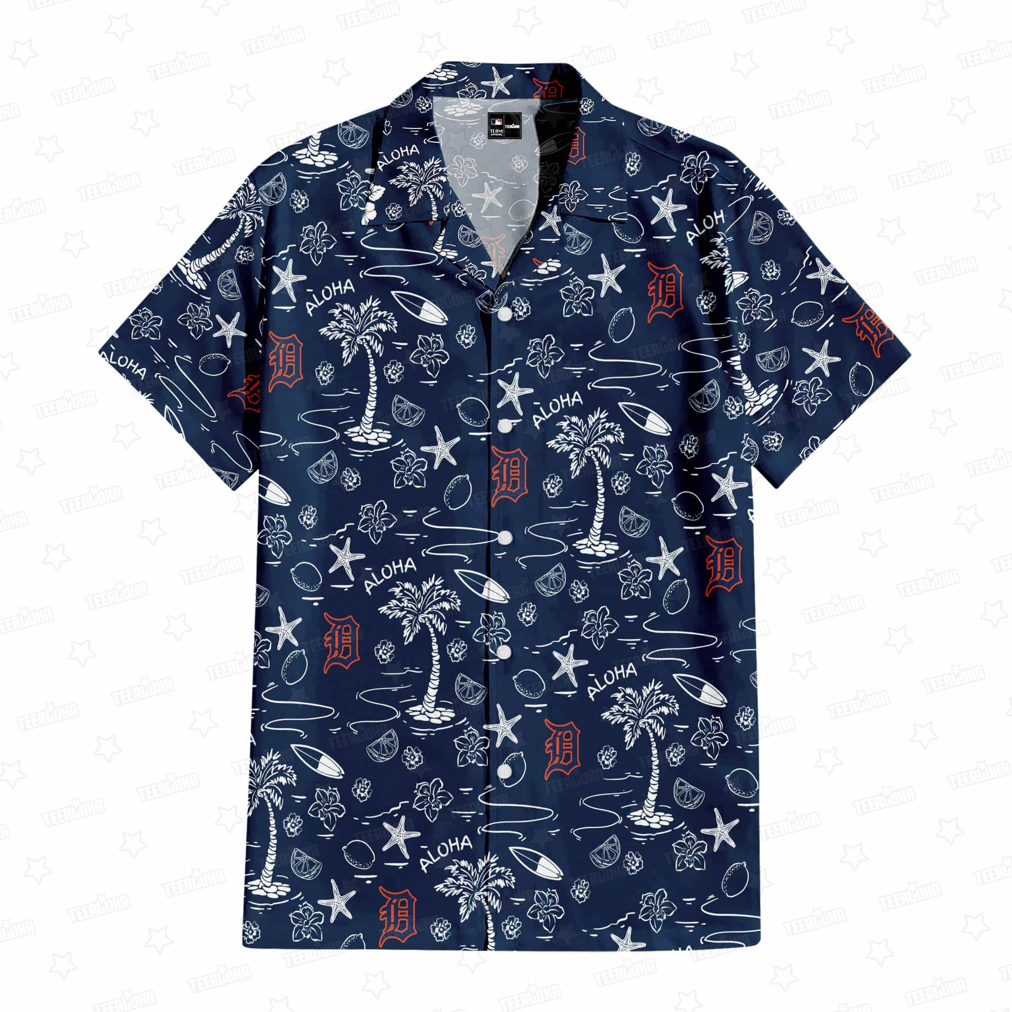 Detroit Tigers Aloha Paradise Hawaiian Shirt – TeeAloha