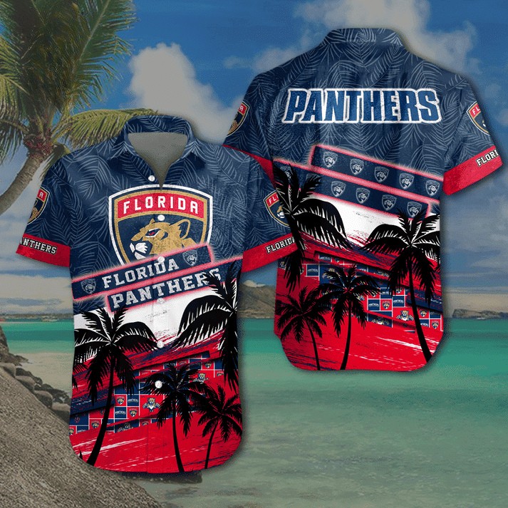 Florida Panthers Tropical Sunset Hawaiian Shirt – TeeAloha
